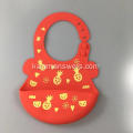 წყალგაუმტარი რბილი სილიკონის Baby Bib Baby Food Bib